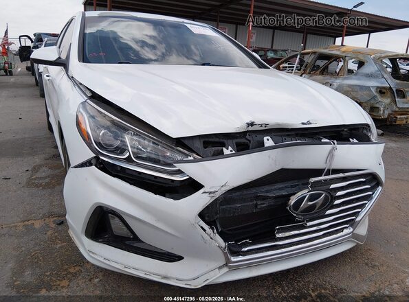 5NPE24AF2JH606575 2018 HYUNDAI SONATA White Vista frontal