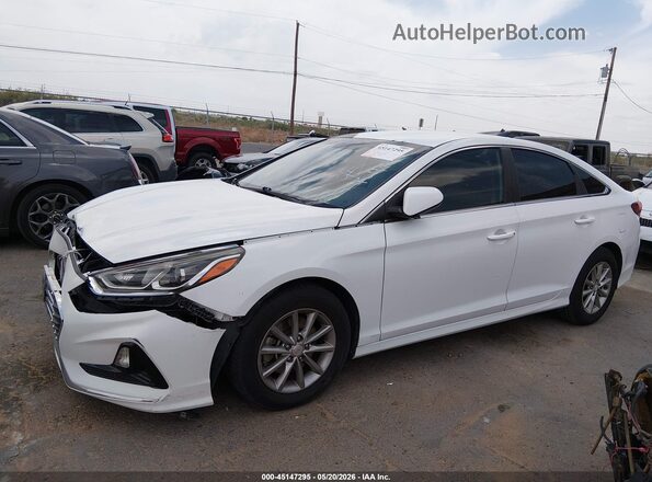 5NPE24AF2JH606575 2018 HYUNDAI SONATA White Vista interior de 360 grados