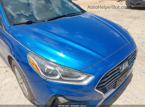 5NPE24AF2JH626972 2018 HYUNDAI SONATA Blue Vista frontal