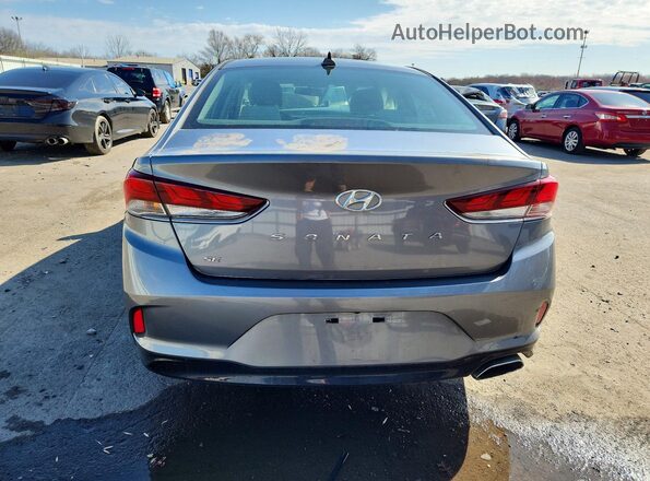 5NPE24AF2JH710211 2018 HYUNDAI SONATA Charcoal 