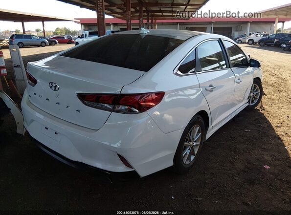 5NPE24AF2KH787100 2019 HYUNDAI SONATA White Հետևի աջ