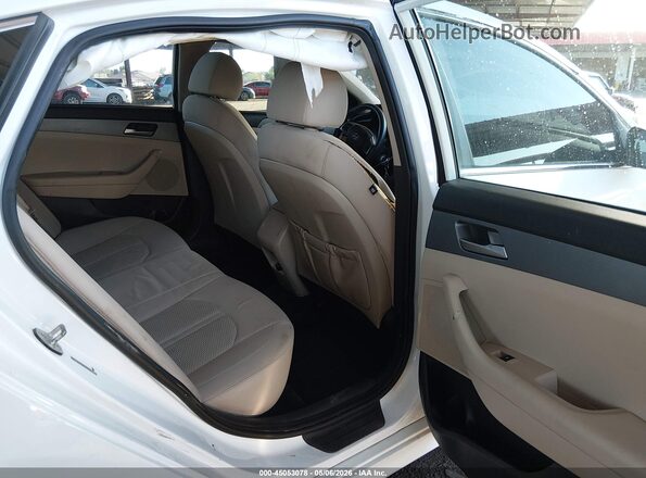 5NPE24AF2KH787100 2019 HYUNDAI SONATA White VIN կոդի պիտակի տեսք