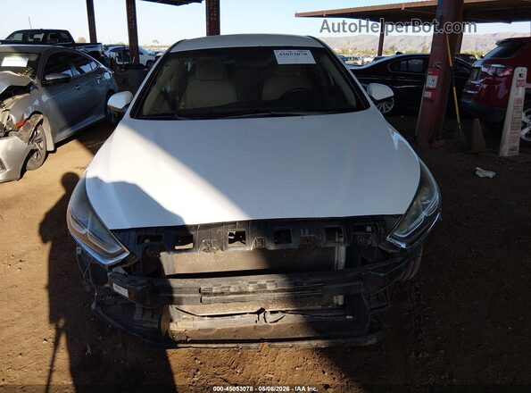 5NPE24AF2KH787100 2019 HYUNDAI SONATA White Սալոնի հետևի տեսք