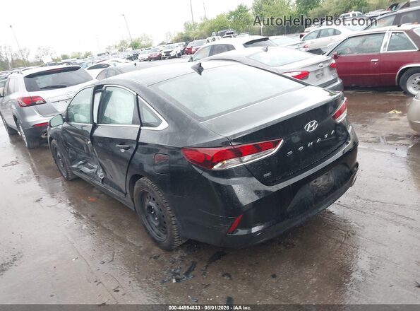 5NPE24AF2KH807118 2019 HYUNDAI SONATA Black Задня ліва чверть