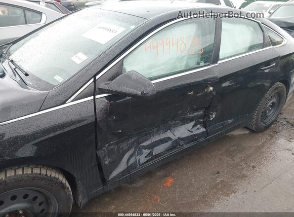 5NPE24AF2KH807118 2019 HYUNDAI SONATA Black Вид спереду