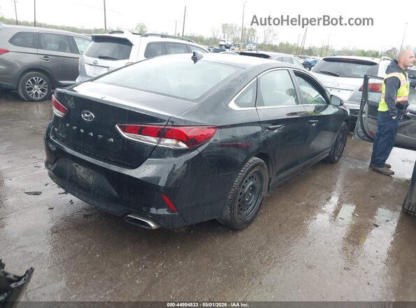 5NPE24AF2KH807118 2019 HYUNDAI SONATA Black Задня права чверть