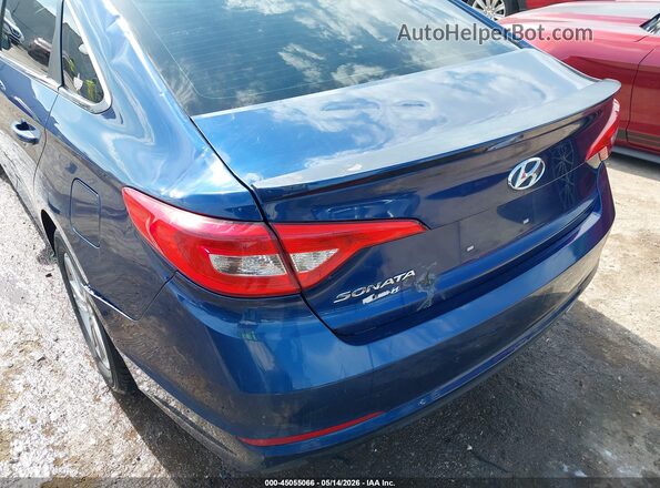 5NPE24AF3GH313048 2016 HYUNDAI SONATA Blue Widok z przodu