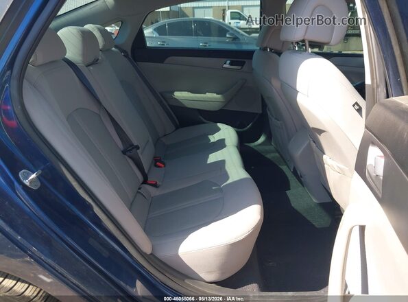 5NPE24AF3GH313048 2016 HYUNDAI SONATA Blue Widok naklejki z numerem VIN