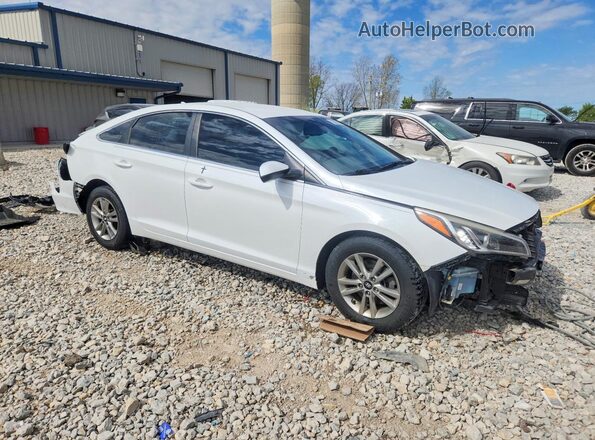 5NPE24AF3GH323563 2016 HYUNDAI SONATA White Front right