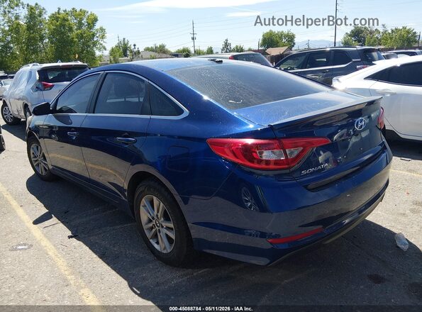 5NPE24AF3GH382595 2016 HYUNDAI SONATA Blue 