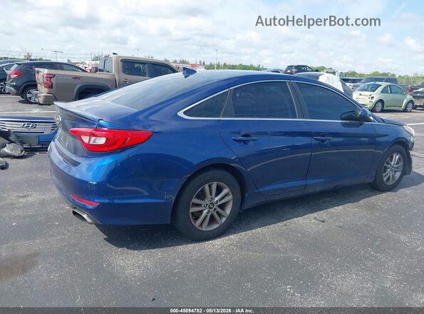 5NPE24AF3HH517866 2017 HYUNDAI SONATA Blue Հետևի աջ