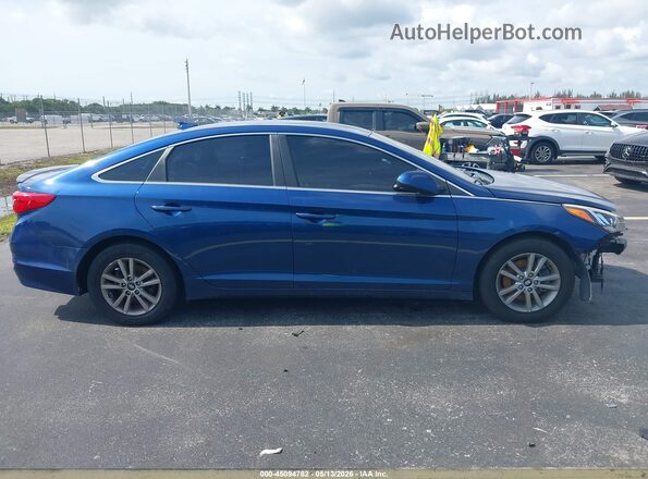 5NPE24AF3HH517866 2017 HYUNDAI SONATA Blue Սալոնի 360 աստիճան տեսք