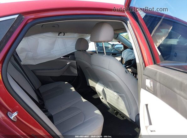 5NPE24AF3JH668213 2018 HYUNDAI SONATA Red Vista de la etiqueta del VIN