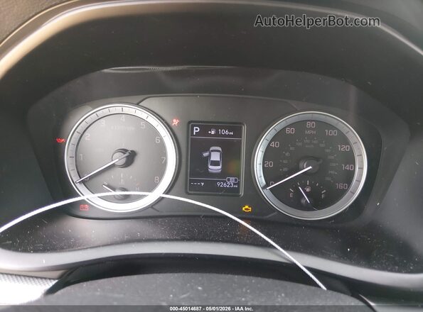 5NPE24AF3JH668213 2018 HYUNDAI SONATA Red Vista de los asientos traseros