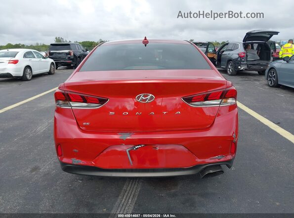 5NPE24AF3JH668213 2018 HYUNDAI SONATA Red 