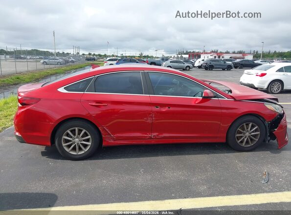 5NPE24AF3JH668213 2018 HYUNDAI SONATA Red Vista interior de 360 grados