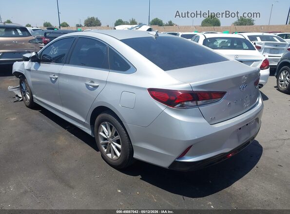 5NPE24AF3JH677686 2018 HYUNDAI SONATA Серебряный Задняя левая четверть