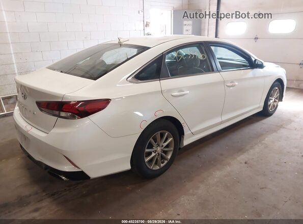 5NPE24AF3JH714896 2018 HYUNDAI SONATA White უკანა მარჯვენა