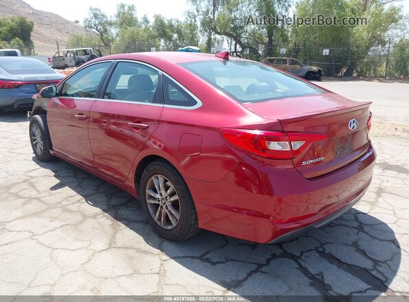 5NPE24AF4GH330795 2016 HYUNDAI SONATA Burgundy 