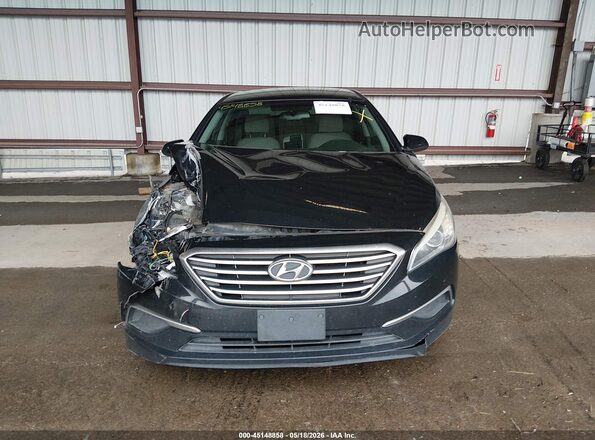 5NPE24AF4GH337844 2016 HYUNDAI SONATA Black Вид щитка приладів