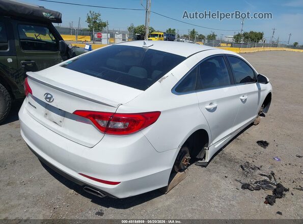 5NPE24AF4GH355292 2016 HYUNDAI SONATA White Trasero derecho