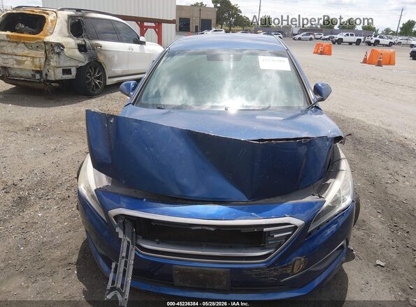 5NPE24AF4GH388163 2016 HYUNDAI SONATA Blue 