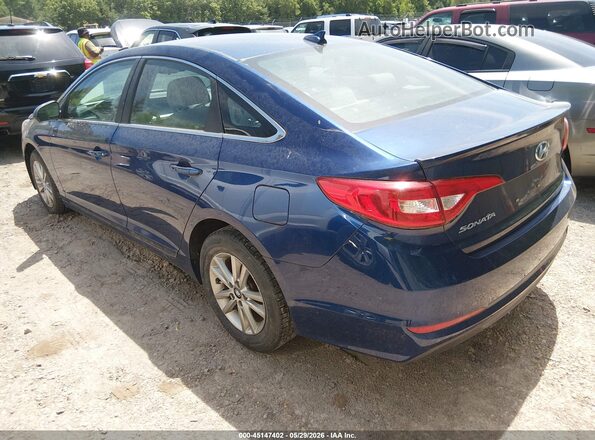 5NPE24AF4GH405494 2016 HYUNDAI SONATA Blue 