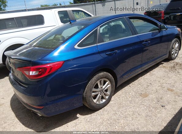 5NPE24AF4GH405494 2016 HYUNDAI SONATA Blue 