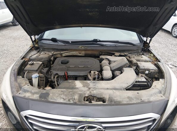 5NPE24AF4GH421131 2016 HYUNDAI SONATA Black Հետևի տեսք