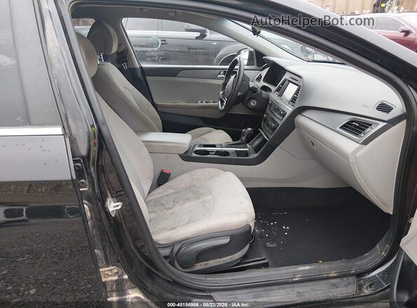 5NPE24AF4GH421131 2016 HYUNDAI SONATA Black Սալոնի դիմացի տեսք
