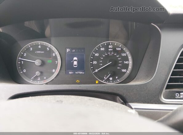 5NPE24AF4GH421131 2016 HYUNDAI SONATA Black Հետևի նստատեղերի տեսք