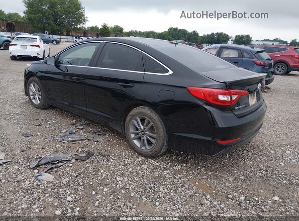5NPE24AF4GH421131 2016 HYUNDAI SONATA Black Հետևի ձախ