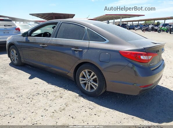 5NPE24AF4HH463347 2017 HYUNDAI SONATA Gray Rear left