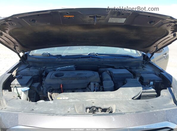 5NPE24AF4HH463347 2017 HYUNDAI SONATA Gray Rear view