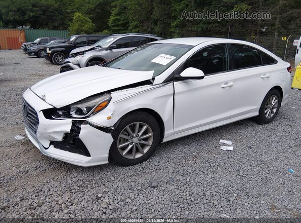 5NPE24AF4JH675929 2018 HYUNDAI SONATA White Front left