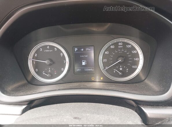 5NPE24AF4JH713935 2018 HYUNDAI SONATA Silver უკანა სავარძლების ხედი