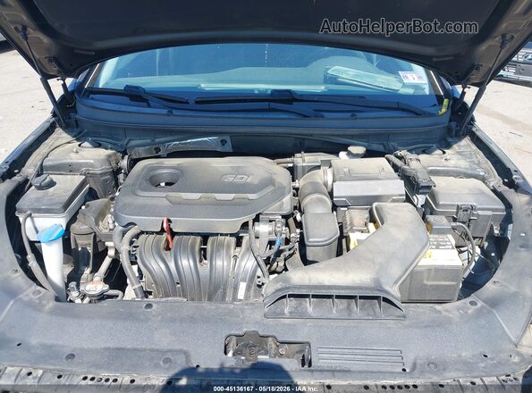5NPE24AF4KH730719 2019 HYUNDAI SONATA Black Rear view