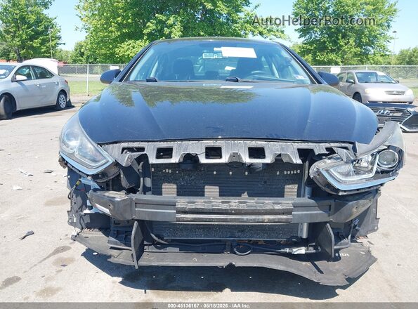 5NPE24AF4KH730719 2019 HYUNDAI SONATA Black Front view