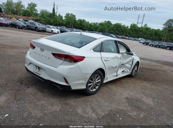 5NPE24AF4KH786742 2019 HYUNDAI SONATA White Rear right