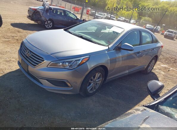 5NPE24AF5GH416245 2016 HYUNDAI SONATA Silver Front left