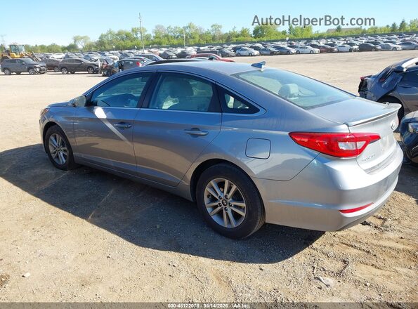 5NPE24AF5GH416245 2016 HYUNDAI SONATA Silver Rear left
