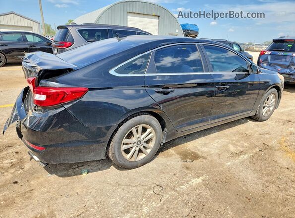 5NPE24AF5HH492517 2017 HYUNDAI SONATA Black Rear right