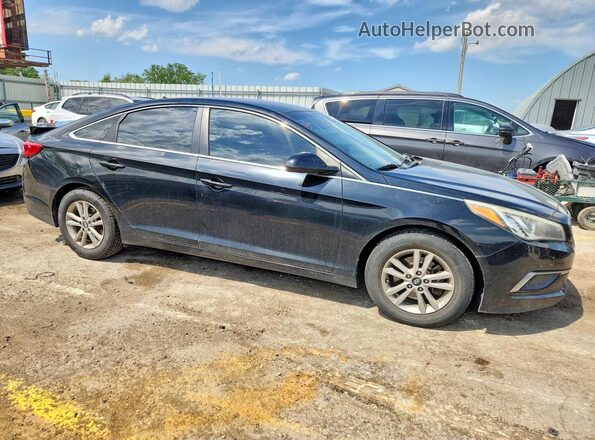 5NPE24AF5HH492517 2017 HYUNDAI SONATA Black Front right