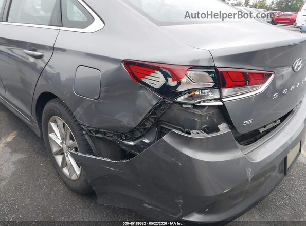 5NPE24AF5JH611124 2018 HYUNDAI SONATA Gray წინა ხედი