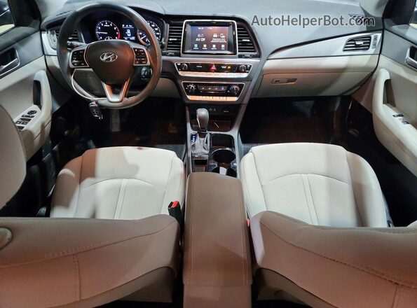 5NPE24AF5JH727780 2018 HYUNDAI SONATA Gray 