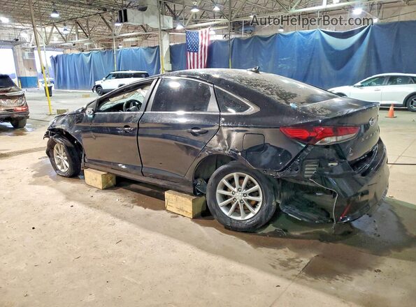 5NPE24AF5KH758285 2019 HYUNDAI SONATA Black Rear left