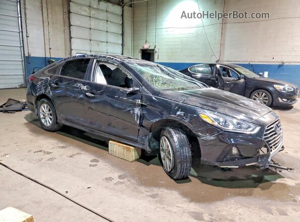 5NPE24AF5KH758285 2019 HYUNDAI SONATA Black Front right