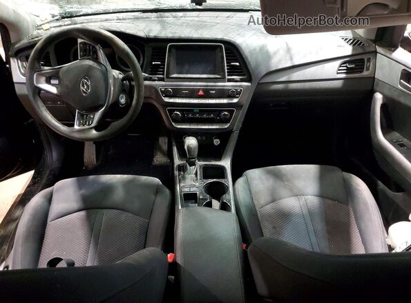 5NPE24AF5KH758285 2019 HYUNDAI SONATA Black Dashboard view