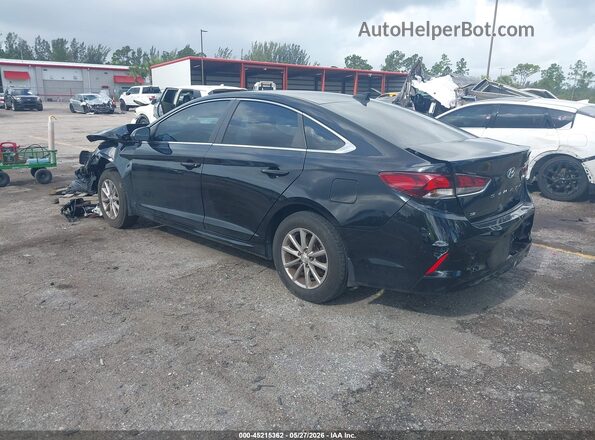 5NPE24AF5KH758934 2019 HYUNDAI SONATA Black Rear left