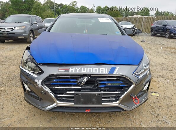 5NPE24AF5KH800129 2019 HYUNDAI SONATA Gray 